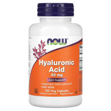 Гиалуроновая Кислота с МСМ Hyaluronic Acid 50мг &ndash; 120 вег.капсул 2022-10-2622 фото