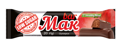 Энергетические Батончики Power pro Mак bar - 20x20г Без Сахара 2022-09-0061 фото