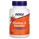 NOW Холін і Інозитол, Choline & Inositol - 100 капсул 2022-10-0004 фото 1