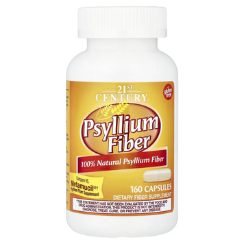 Psyllium Fiber with Potassium and Iron - 160 capsules