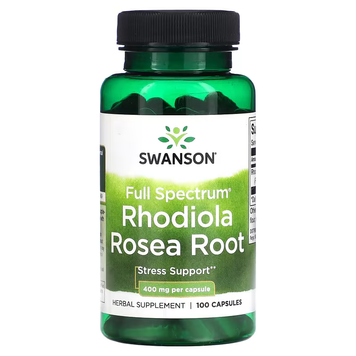 Родіола Рожева Rhodiola Rosea Rood 400 мг - 100 капсул 100-81-8839634-20 фото