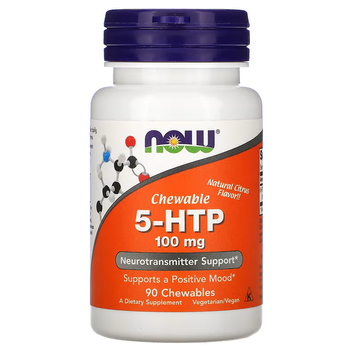 5-Гідрокситриптофан 5-HTP 100мг Chewable Lozenges - 90 жувальних таб. 2022-10-2547 фото
