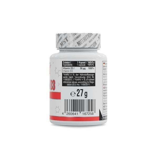 MST&reg; Vitamin D-3 (Cholecalciferol) 2000 IU (50 mcg) - 120 softgels