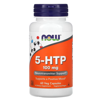 5 Гідрокситриптофан 5-HTP 100мг - 60 вег.капсул 100-95-0188833-20 фото