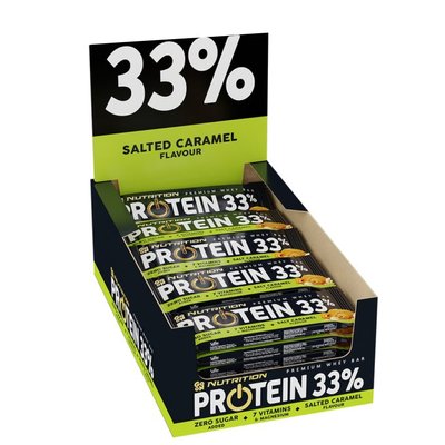 Протеїнові Батончики Protein 33% Bar - 25x50г Солона Карамель 2022-09-0284 фото