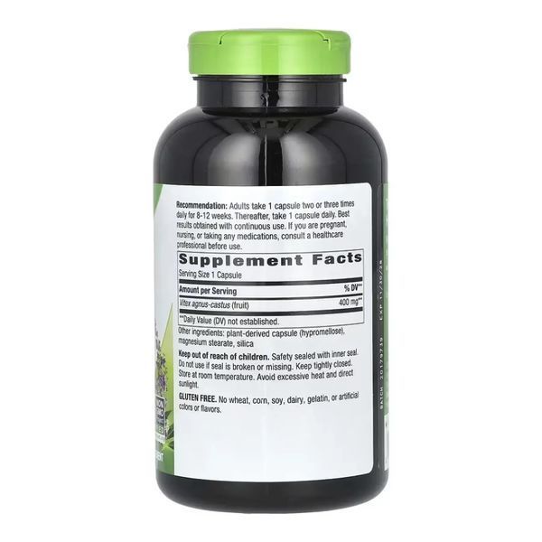 Vitex Fruit Vitex (Fruit) 400mg - 320 veg.capsules
