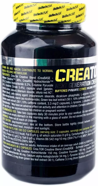 Four Forms of Creatine with Amino Acids - 120 Capsules