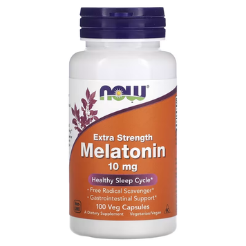 Мелатонин Melatonin 10 мг - 100 капсул 2022-10-0108 фото