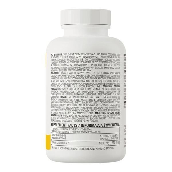 Vitamin C 1000 mg - 90 tablets
