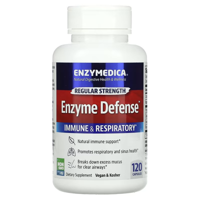 Комплекс для Поддерживающих Здоровье Иммунной Системы Enzyme Defense - 120 капсул 2022-10-2966 фото