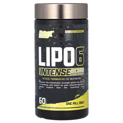 Жиросплавливатель Интенсив Lipo 6 Black Intense – 60 капсул 100-66-4072068-20 фото