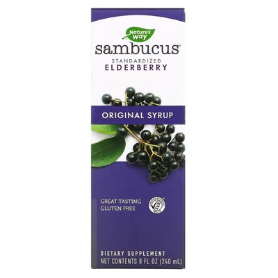 Экстрактом Черной Бузины Sambucus Original Syrup - 240мл 2022-10-1107 фото