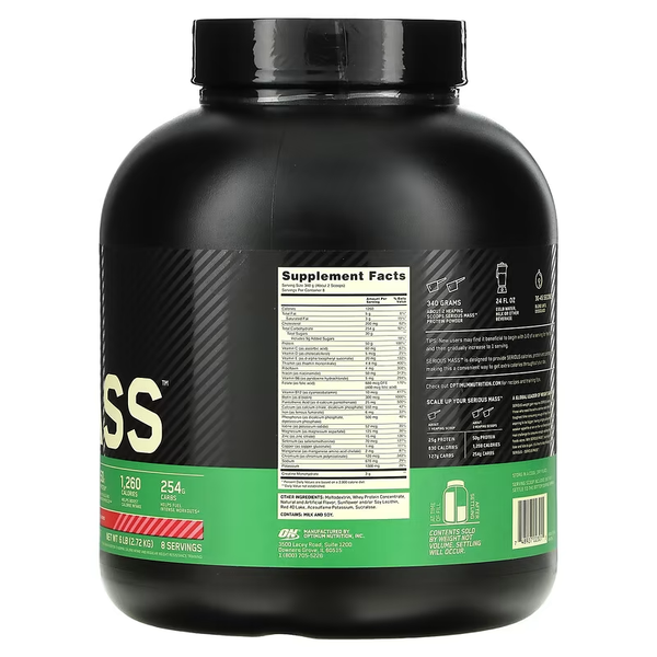 Гейнер з Вітамінами та Мінералами Serious Mass - 2700 г 00017-03 фото