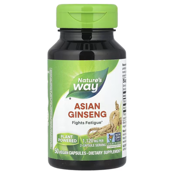 Asian Ginseng Root Extract 1120 mg - 50 veg.capsules