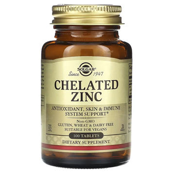 Хелатный Цинк Chelated Zinc 22 мг &ndash; 100 таблеток 18162-01 фото
