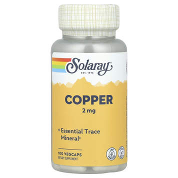 Copper (from copper amino acid chelate complex) 2 mg - 100 capsules