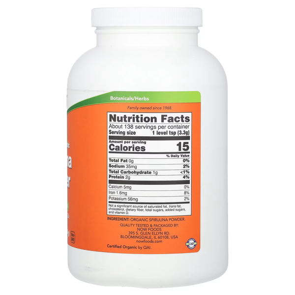 Organic Spirulina Powder - 454g