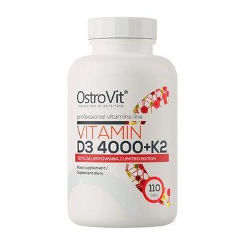 Vitamin D3 4000 + K2 (110 tabs) 24002-01 фото