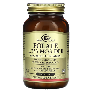 Folate 1,333 mcg DFE (Folic Acid 800 mcg) (250 tab)