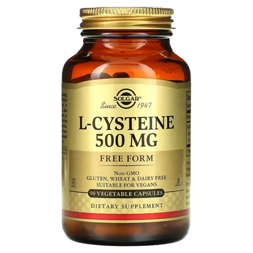 L-Cysteine (free form) 500 mg - 90 veg. capsules