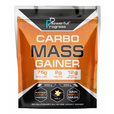 Гейнер Високоефективний Carbo Mass Gainer - 4000г Ваніль 100-53-9168924-20 фото