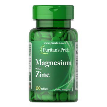Magnesium and Zinc Magnesium with Zinc - 100 tabs