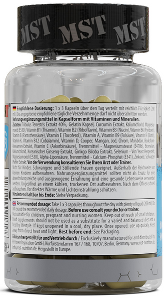 MST&reg; Men's Vitamins with Tribulus and Fenugreek - 90 capsules