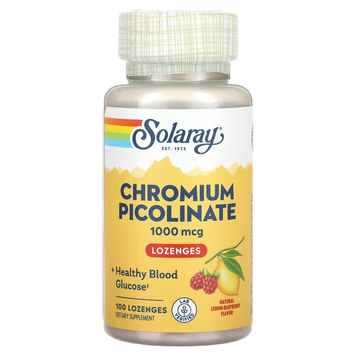 Хром Пиколинат Chromium Picolinate 1000мкг - 100 леденцов 2023-10-3435 фото